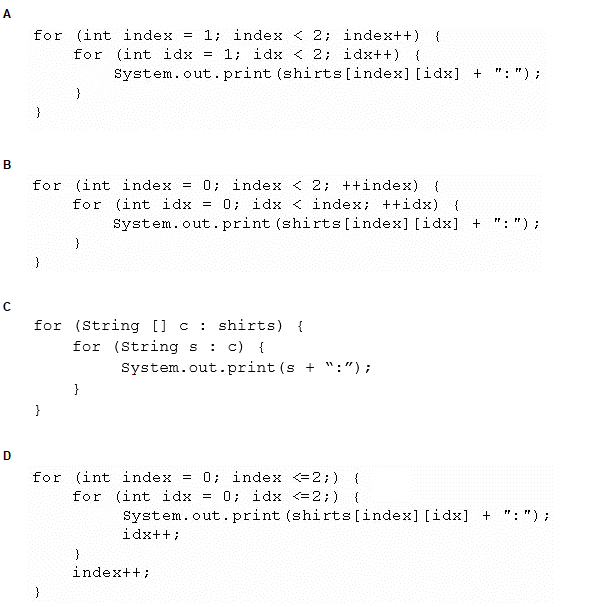 Exam 1z0-808 Lab Questions